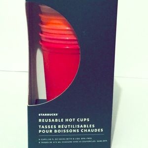 Holiday reusable coffee cups